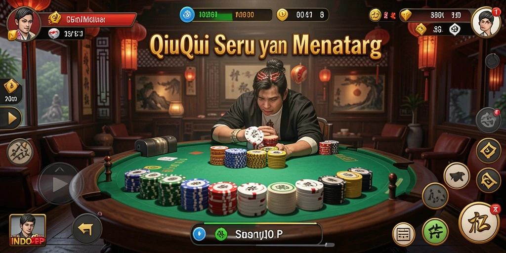 Tampilan gameplay QiuQiu yang menarik di INDORP.