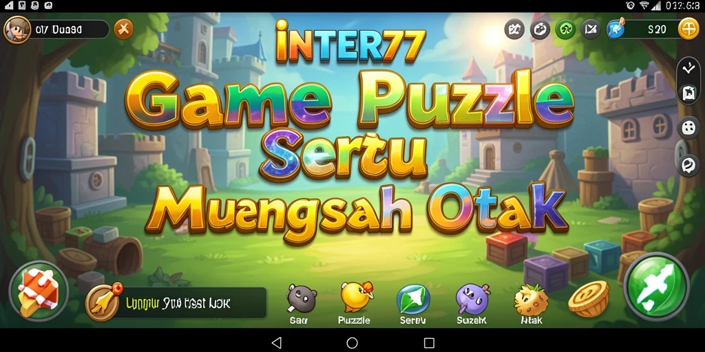 Tampilan gameplay INTER77 yang menampilkan tantangan puzzle yang seru.