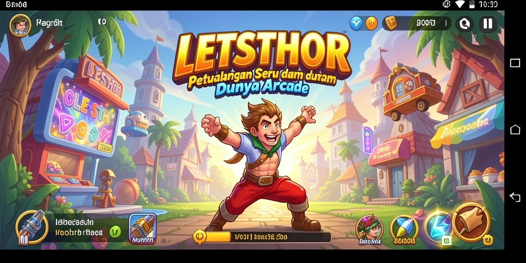 Screenshot menampilkan gameplay seru LETSTHOR dalam aksi.