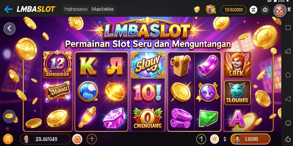 Tampilan gameplay LMBASLOT yang menegangkan dan mengasyikkan.