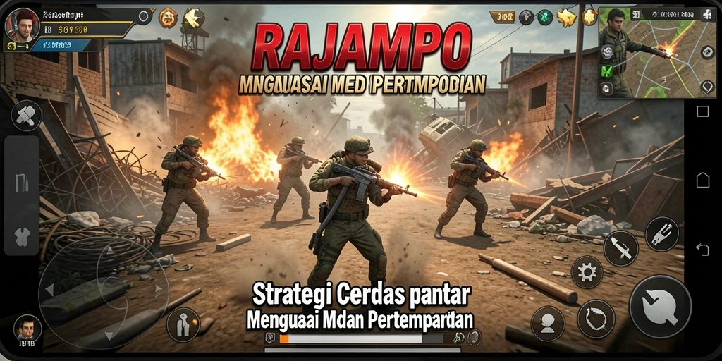 Menampilkan pertempuran strategi yang mendebarkan di RAJAMPO.