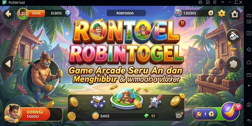 Screenshot menampilkan gameplay seru dan tantangan menarik di ROBINTOGEL.
